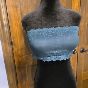 SPANX Lace Bandeau bra Hunter Green